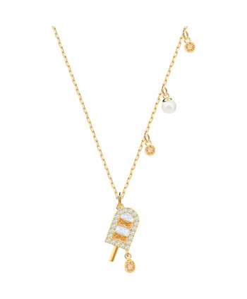 PENDENTE SWAROVSKI DONNA NO REGRETS ICE CREAM, MULTICOLORE, PLACCATURA ORO 5465294